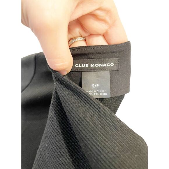 Club Monaco Black Structural Top Size Small - Picture 10 of 11